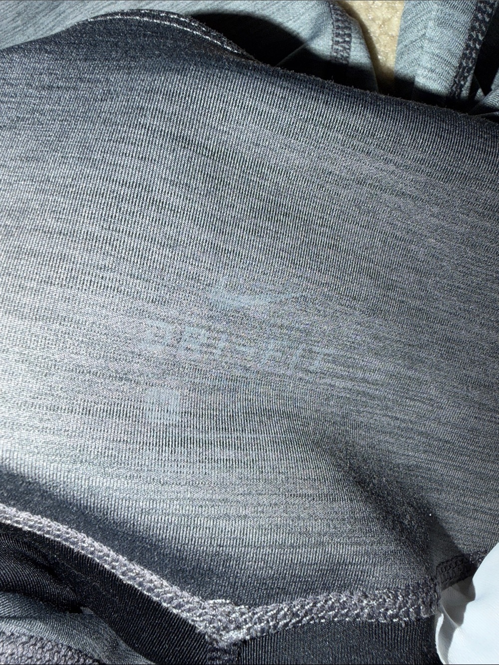 Nike Gray and Black Colorblock Leggings - Picture 3 of 3